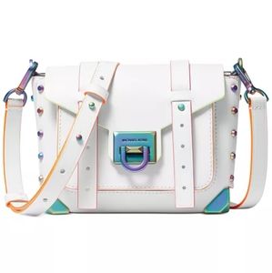 Michael Kors Manhattan Leather Optic White